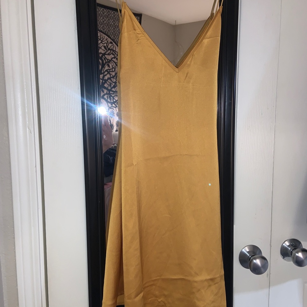 Pretty little thing satin dress